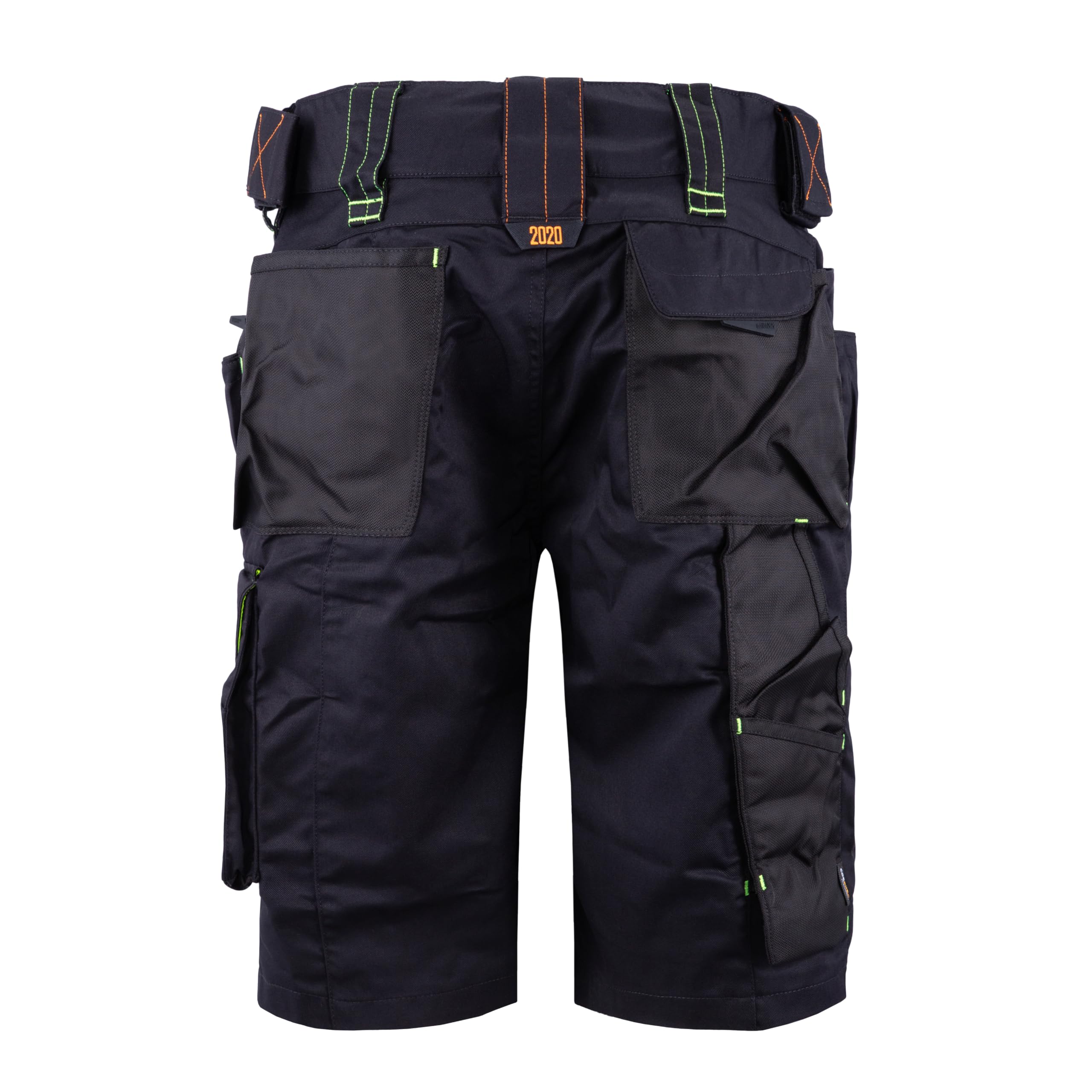 Engelbert Strauss SHORTS e.s.motion 2020, Black/Yellow, Size 52