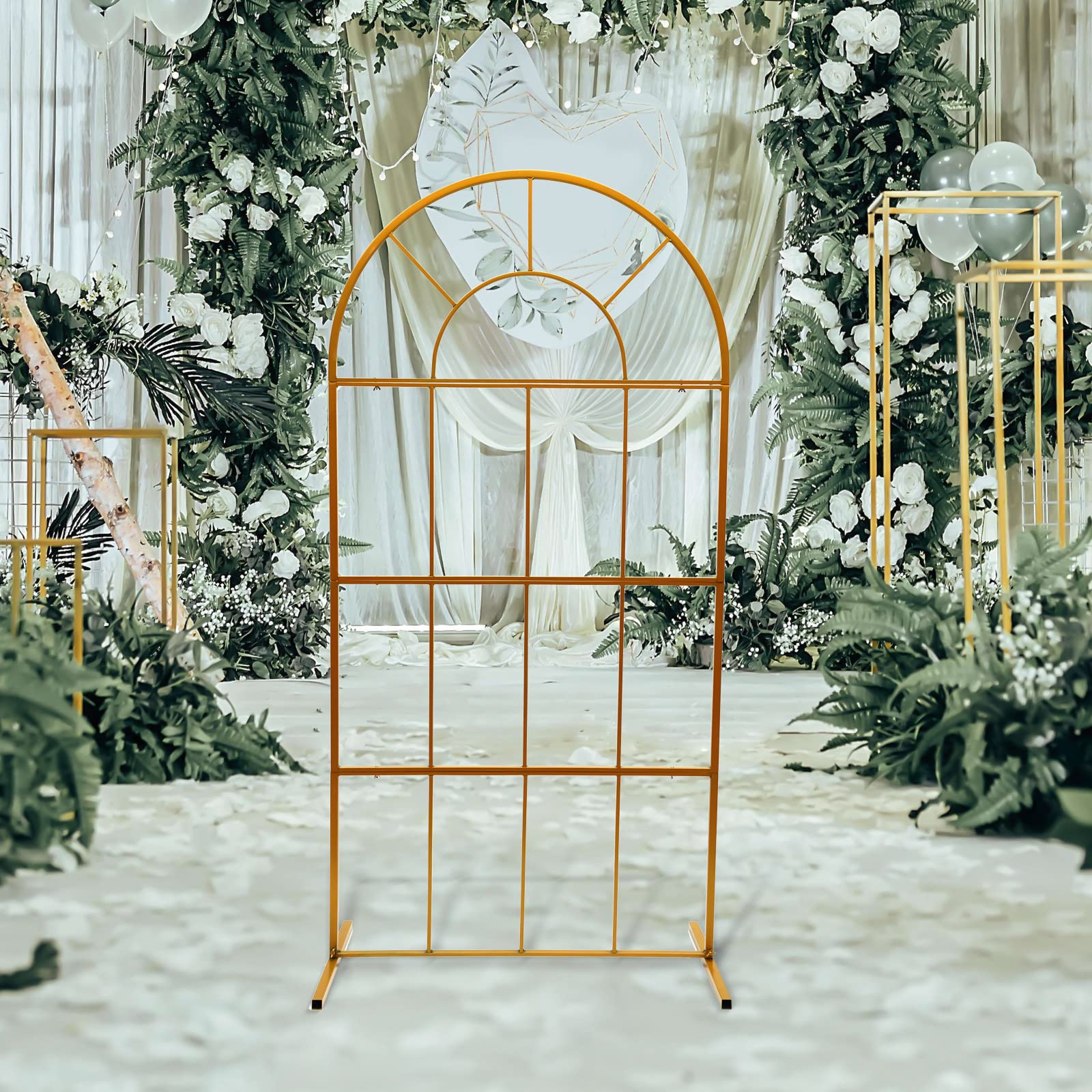 Arco De Boda Hazlo Tu Mismo Arco De Boda Hexagonal De Madera, 233 X