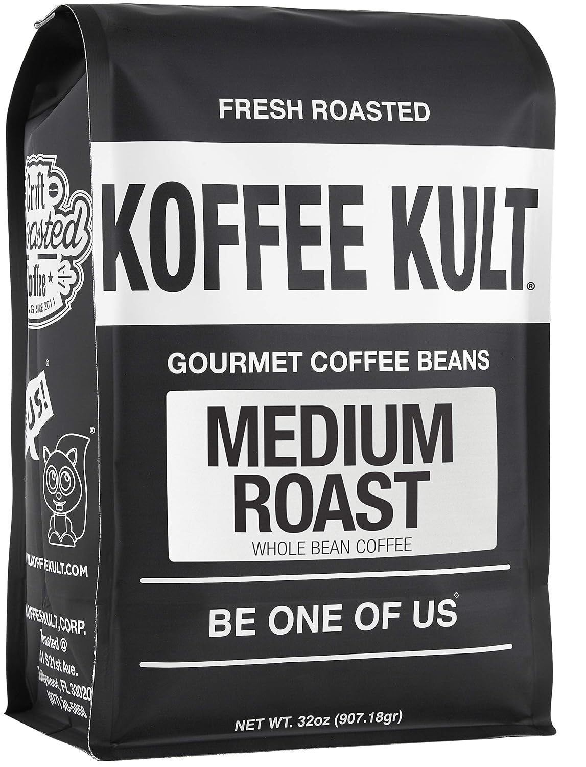 Koffee Kult Medium Roast Whole Bean Coffee