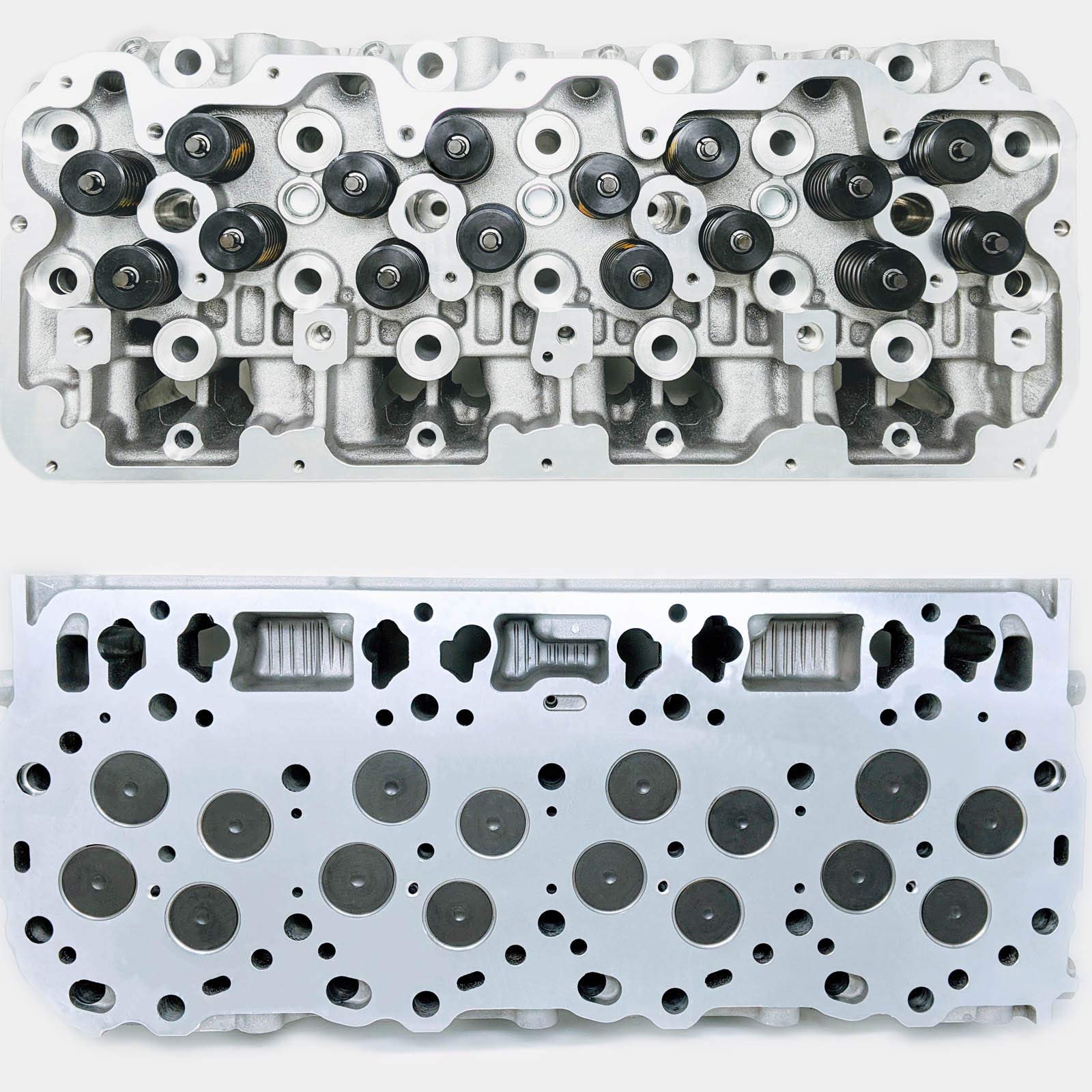 2 x Complete LMM Cylinder Heads With Valve Train - Fits 2007.5-2010 Duramax 6.6L LMM