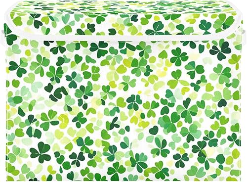 Miniatura 27 de Contenedores de almacenamiento plegables con tapas, cubos de almacenamiento de tela decorativos, organizadores de armario y cestas de Flores de