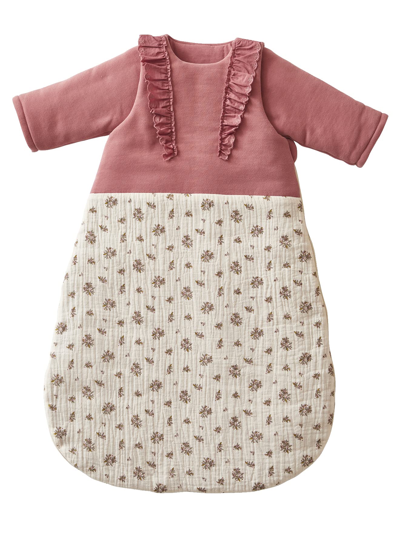 Vertbaudet Baby Schlafsack, Ärmel abnehmbar,Landhaus