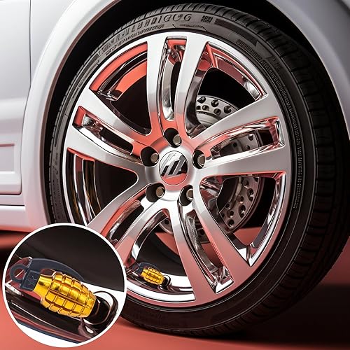 Vista 257 de Tapas de válvula de neumático, aleación de aluminio, anticorrosivas, a prueba de polvo, para automóviles, SUV, camiones, bicicletas, motocicletas