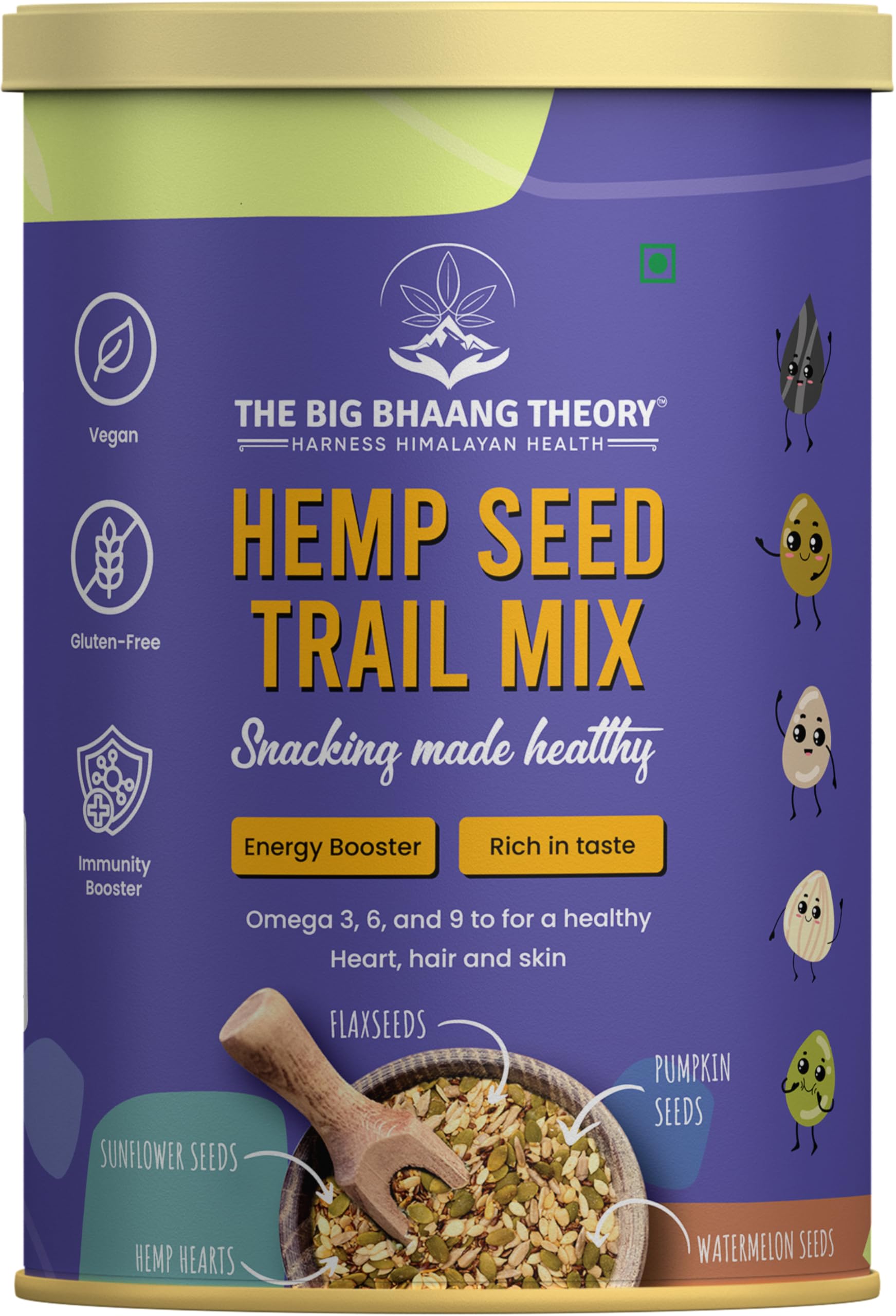 THE BIG BHAANG THEORY Hemp seed trail mix (200gms)-image-16