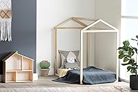 Vista 6 de South Shore Sweedi - Cama de casa para niños pequeños, madera natural