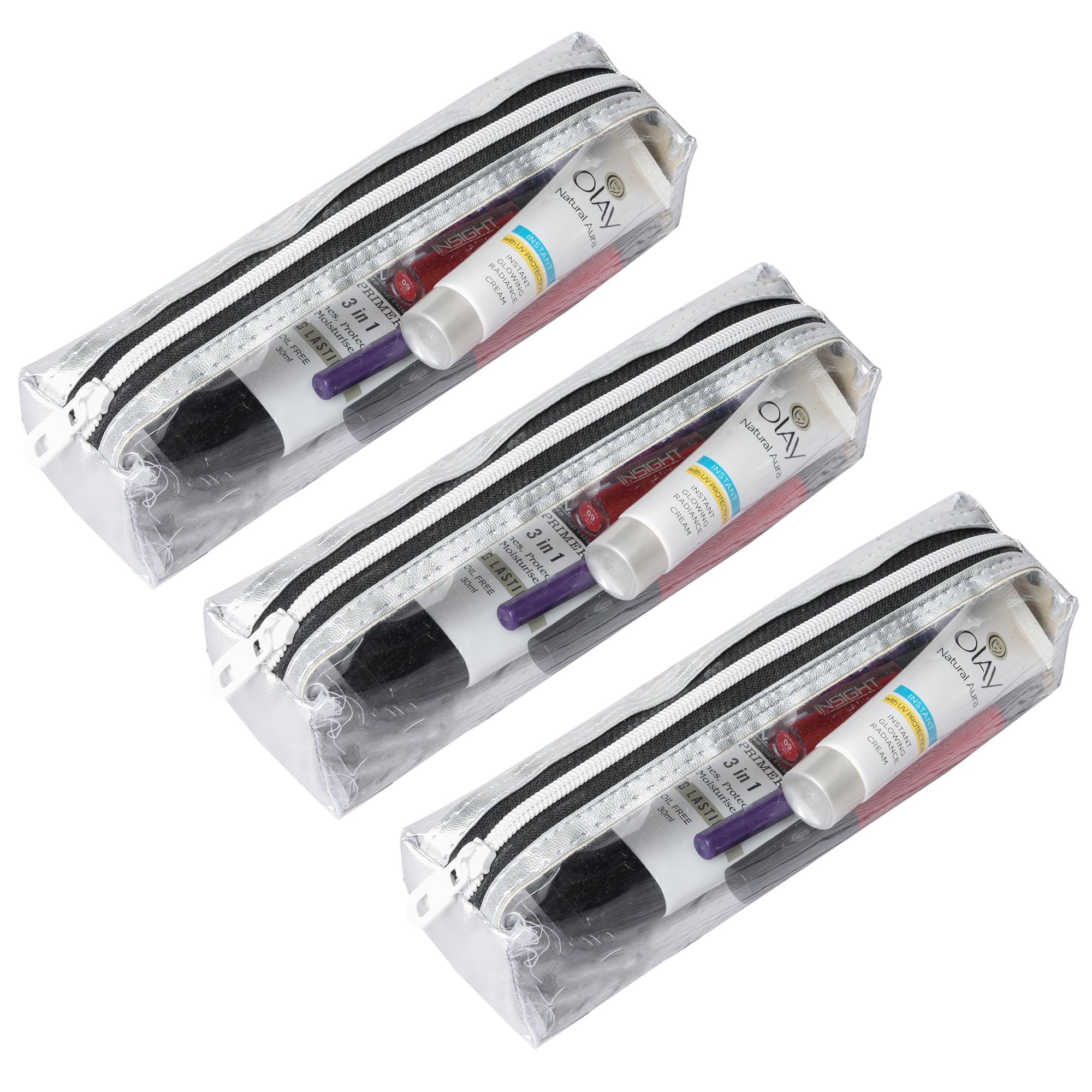 Kuber Industries Pvc Pack Of Travel Storage Pouch Multi