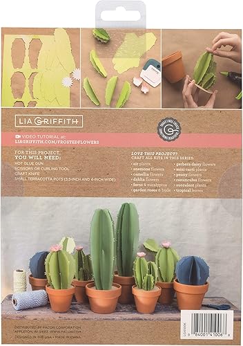 Miniatura 6 de Lia Griffith Flores de papel esmerilado, rosas y brotes, 8.5 x 11 pulgadas, colores surtidos, 16 páginas