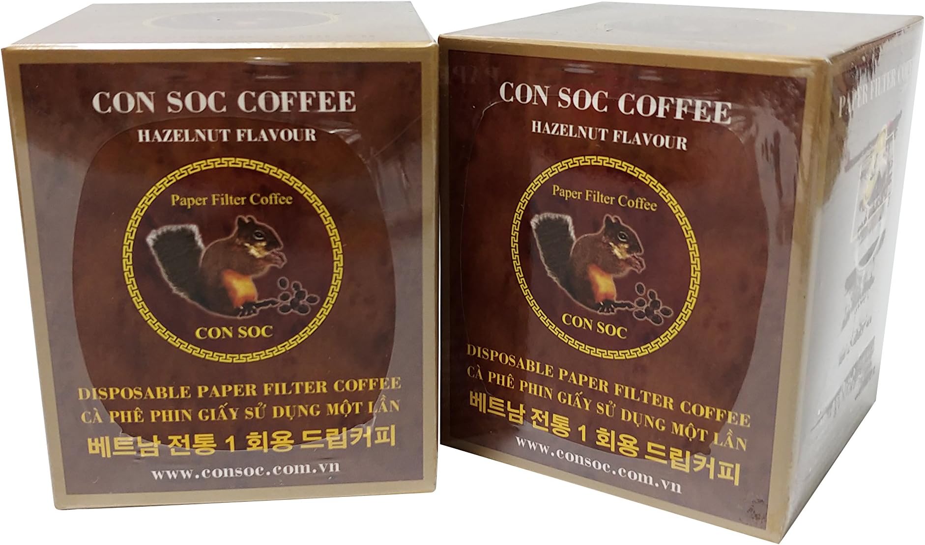 Con soc(Consoc) Arabica Hazelnut Single Serve Hand Drip Coffee 20 pack