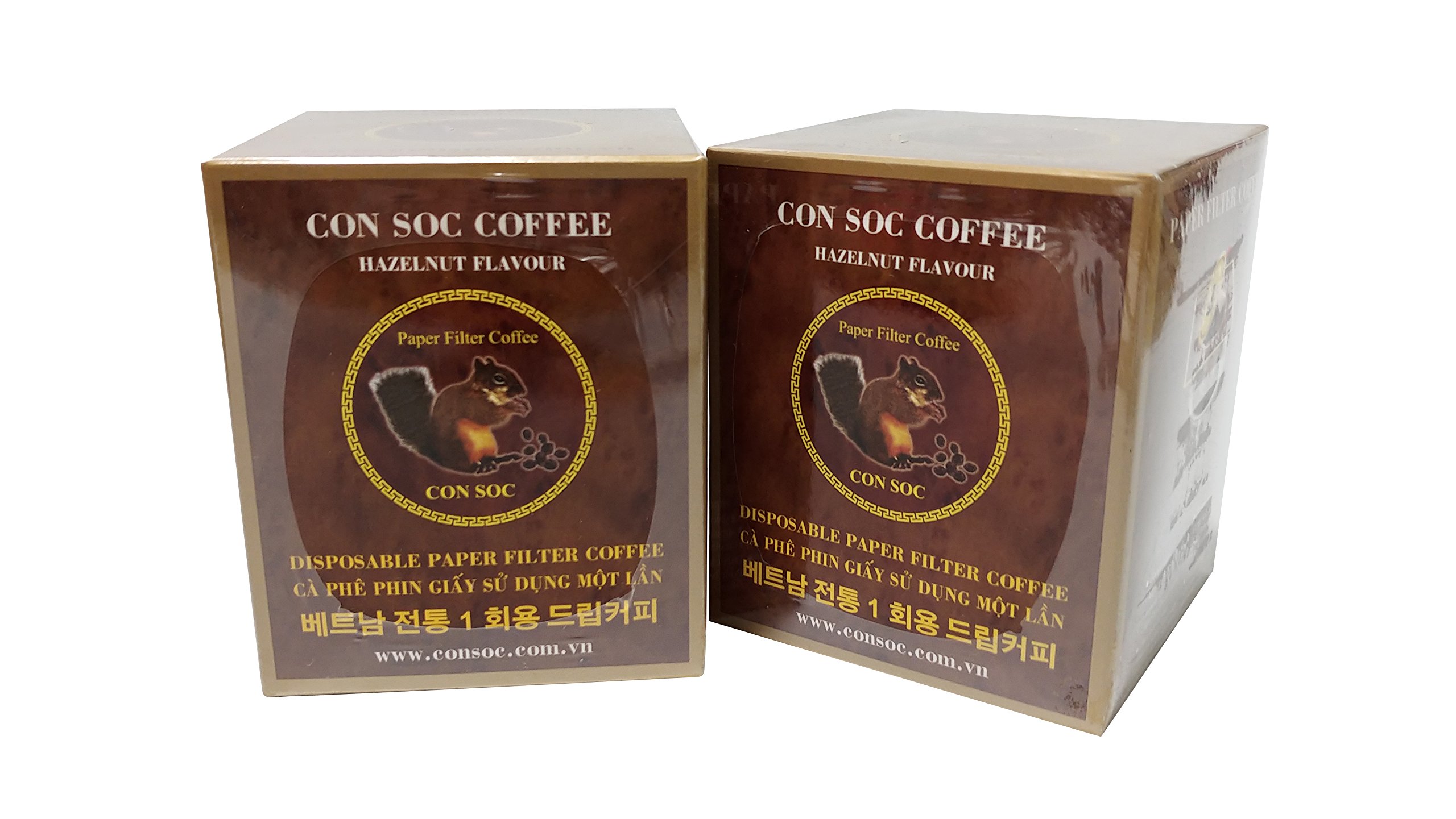 Con soc(Consoc) Arabica Hazelnut Single Serve Hand Drip Coffee 20 pack
