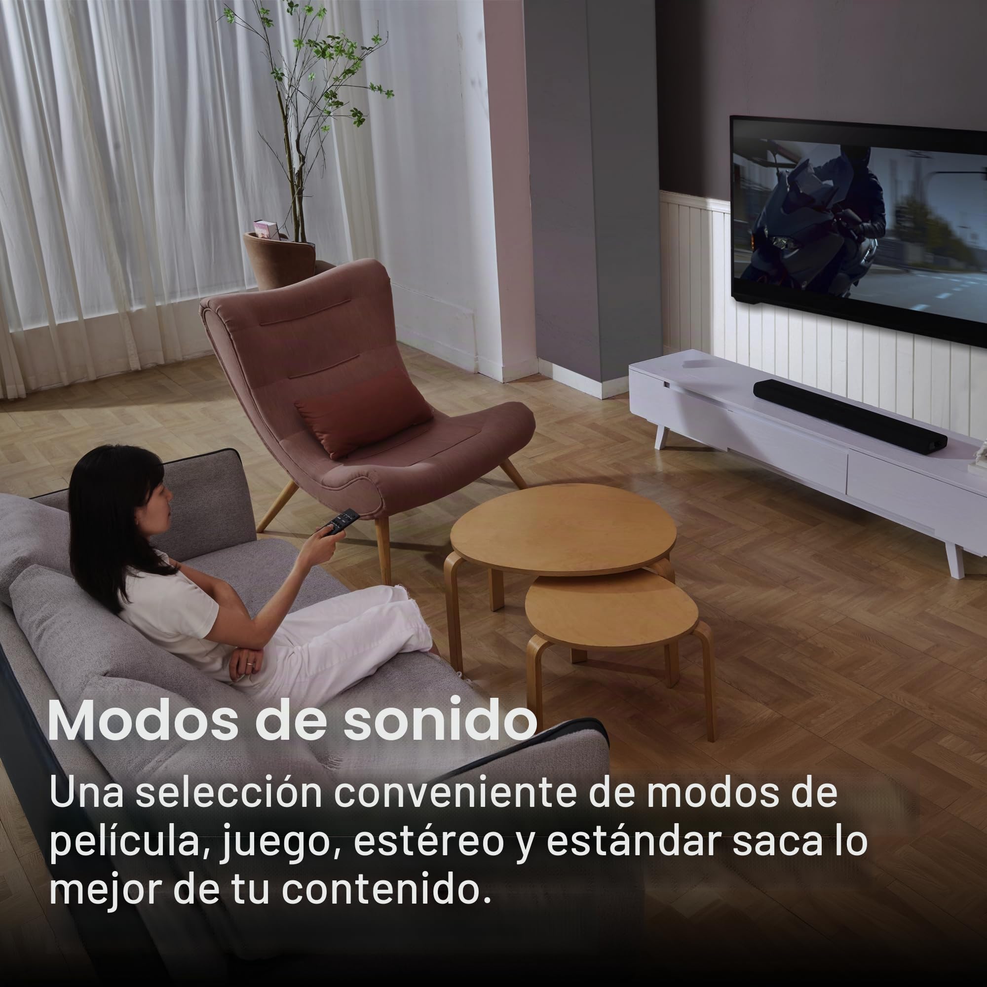 Yamaha Barra de Sonido Dolby Atmos SR-B30A con subwoofers Integrados (Negro)