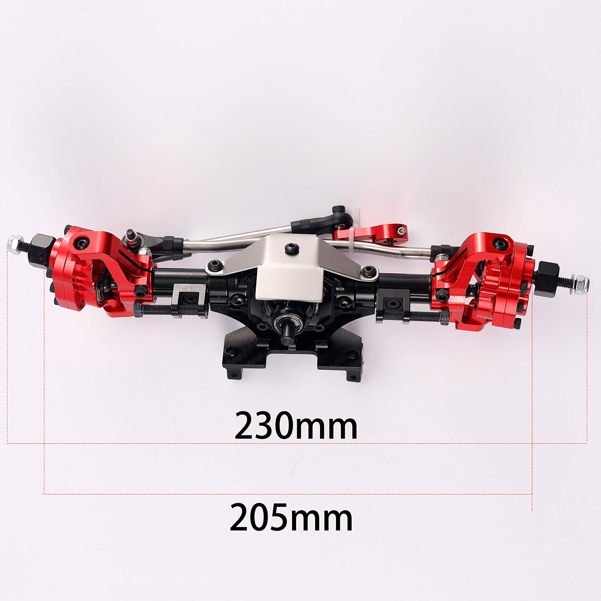 Jeu D'essieux Avant/arrière En Aluminium Pour Axial SCX10 II 1/10 – Réf. 90046/90047 – Neuf – Pour Voiture RC Crawler