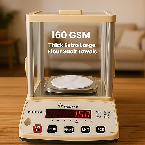 Miniatura 6 de Toallas de saco de harina, toalla de té para manualidades, plato de cocina, toalla de algodón en blanco para bordado, funda de lino para hornear