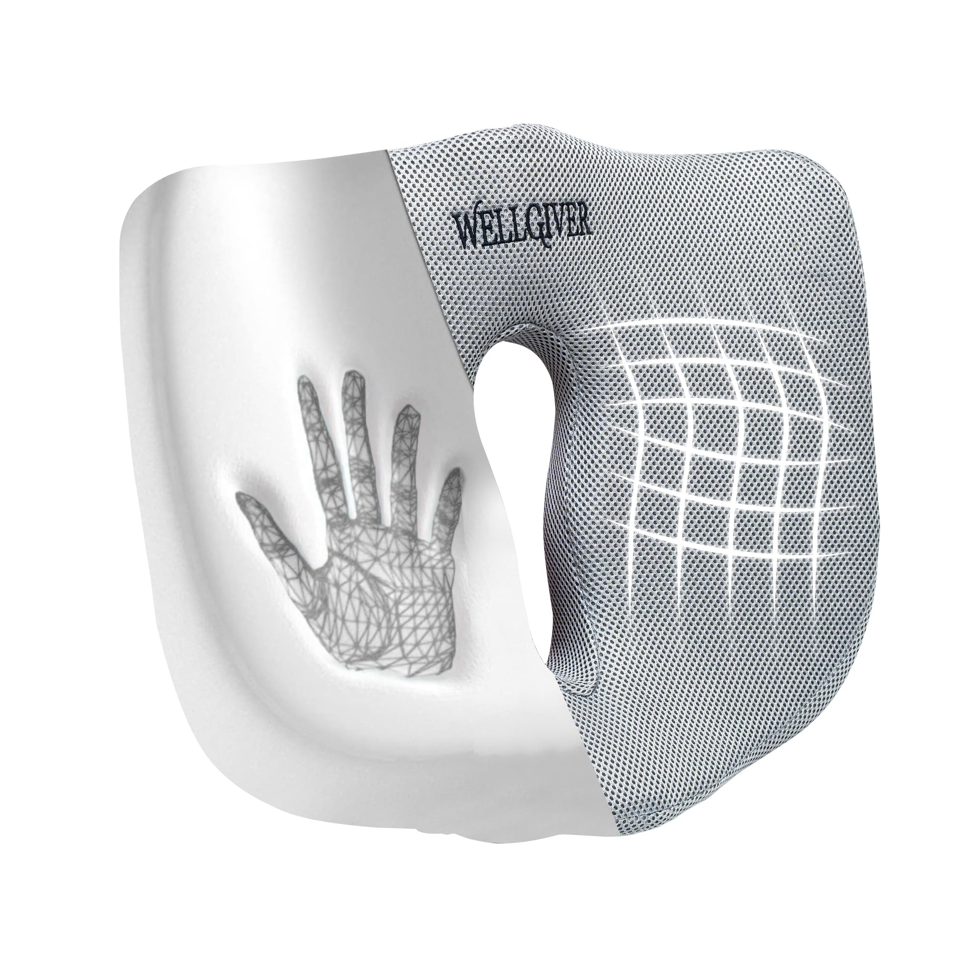 WELLGIVER Ultimate Pro Coccyx Seat Cushion (High Density) for Hip, Tailbone, Sciatica Pain Relief, Proprietary Hi-Per Foam Ergonomic Design, Contoured Cushion for Office or Home Chairs, Mesh Black (B0C2MR9TZW) Amazon Price History, Amazon Price Tracker