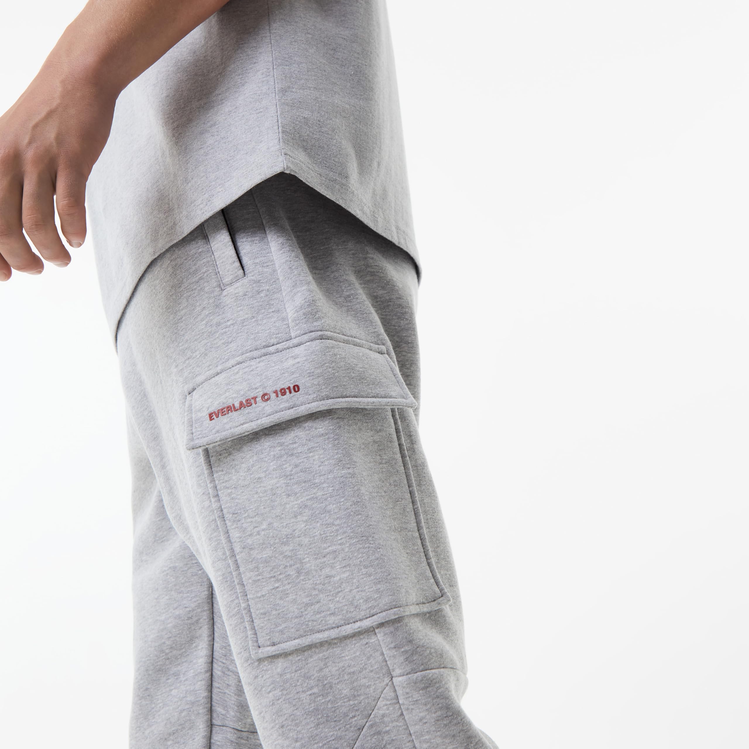 Everlast Męskie spodnie dresowe cargo | spodnie dresowe dla mężczyzn z kieszeniami, polarowe joggery, spodnie treningowe i rekreacyjne