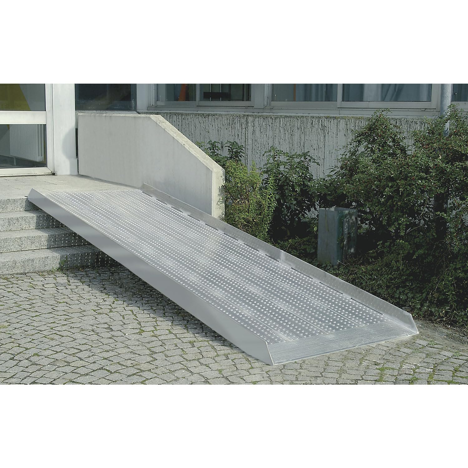 kaiserkraft | Treppenrampe | Rutschfest, Tragfähigkeit 400 kg, LxB 5985 x 1215 mm