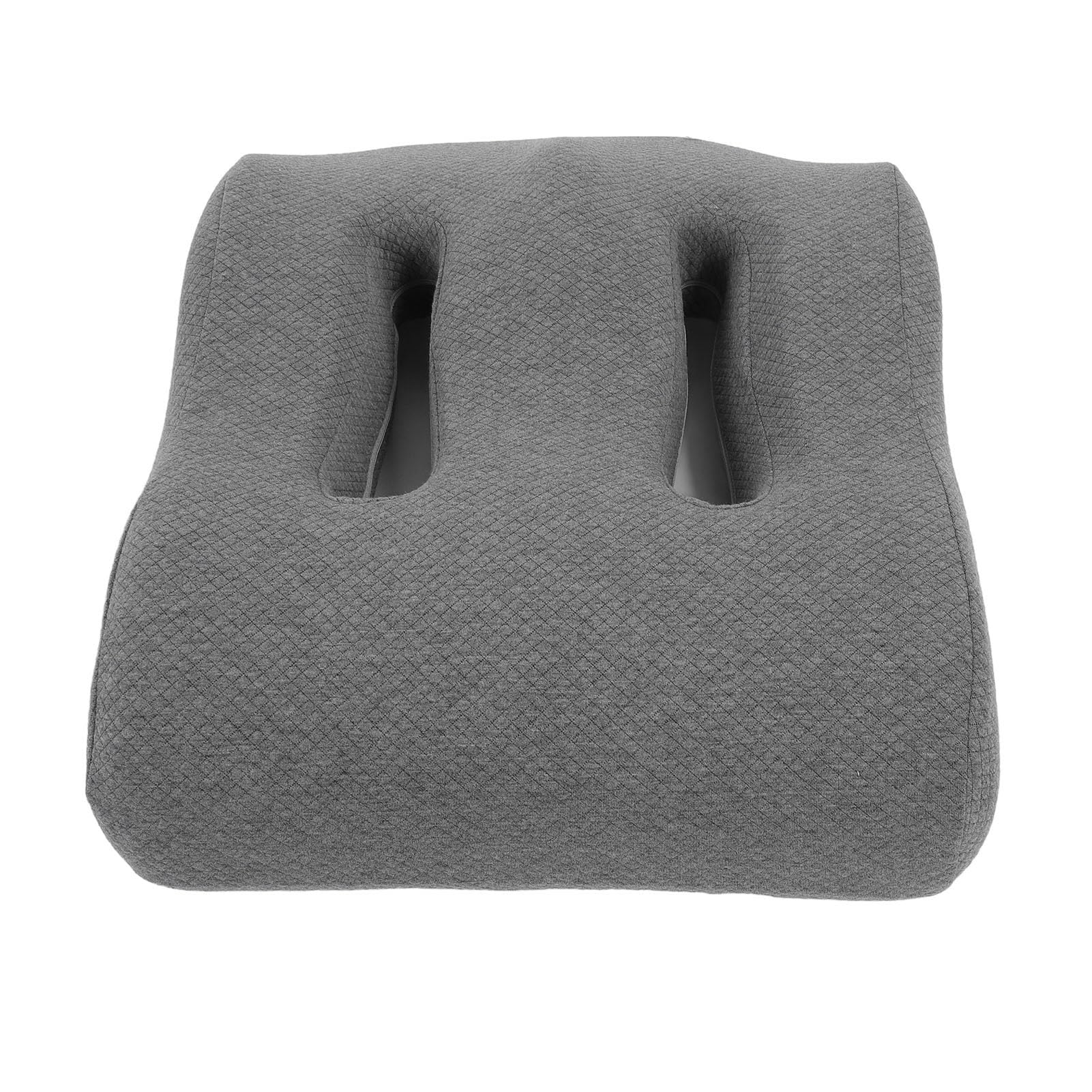 Almohada de Espuma Viscoelástica para Piernas en Forma de M, Elevación Ergonómica con Correa Ajustable y Funda Transpirable, Ideal para Aliviar Dolor de Rodillas, Ciática y
