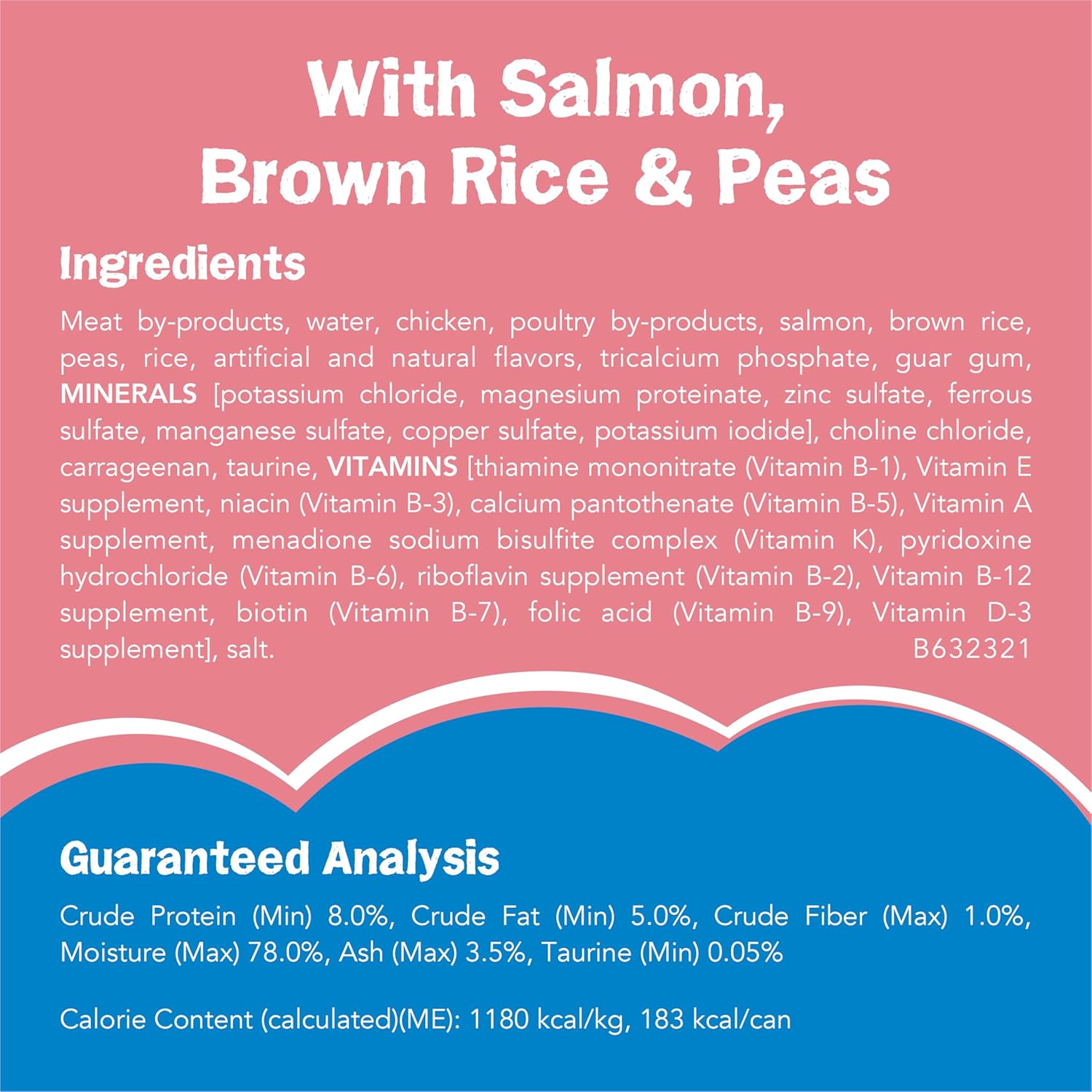 Purina Friskies Wet Cat Food Pate Ocean Favorites With Natural Salmon, Brown Rice and Peas - (Pack of 24) 5.5 oz. Cans