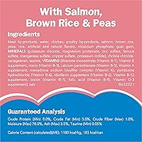 Vista 5 de Purina Friskies Wet Cat Food Pate Ocean Favorites With Natural Salmon, Brown Rice and Peas - (Pack of 24) 5.5 oz. Cans