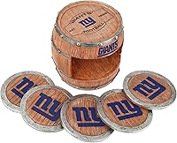 Vista 115 de NFL Team Logo 5-Pack Barrel Beverage Drink Coaster Set