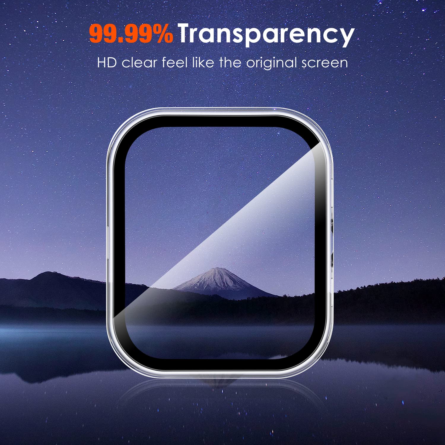 Custodia Rigida + Vetro Temperato Per Amazfit Bip U / U Pro / Pop / Pop Pro – Cover PC Sottile Trasparente, Protezione 360° - 4