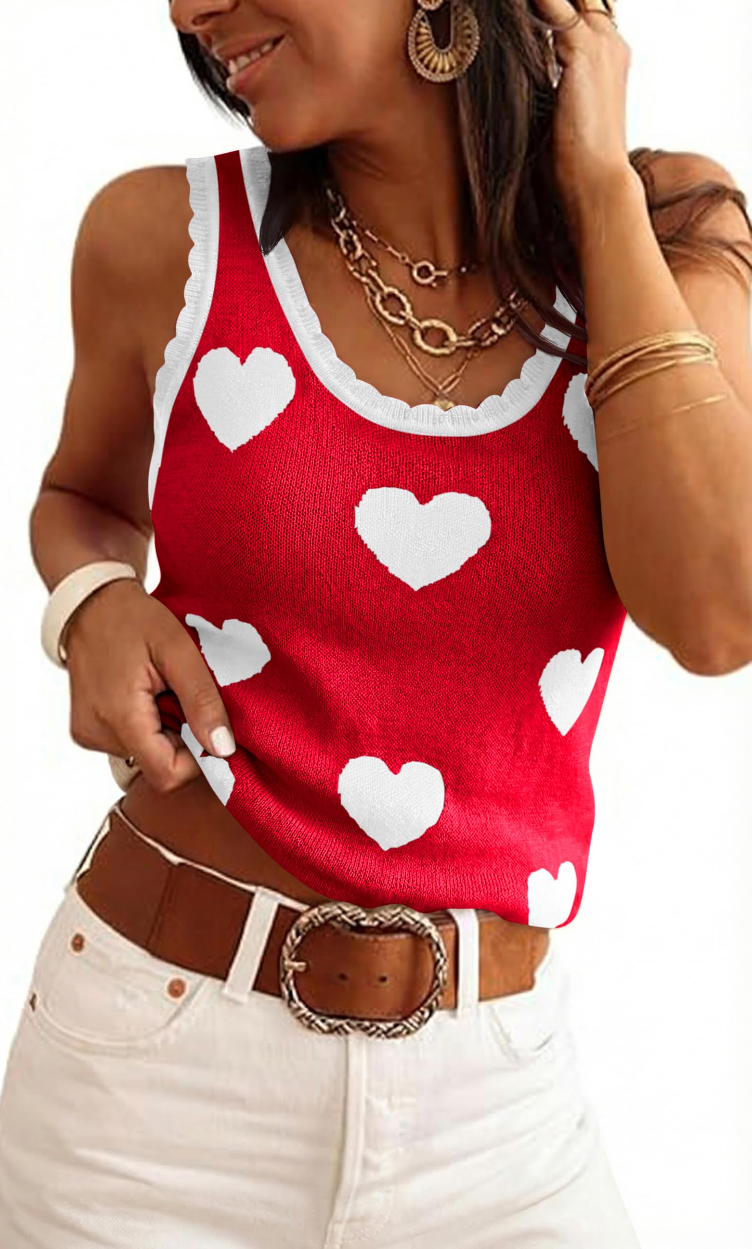Tankaneo Womens V Neck Tank Tops 2026 Sleeveless Ribbed Knit Shirts Summer Casual Sexy Sweater Vest
