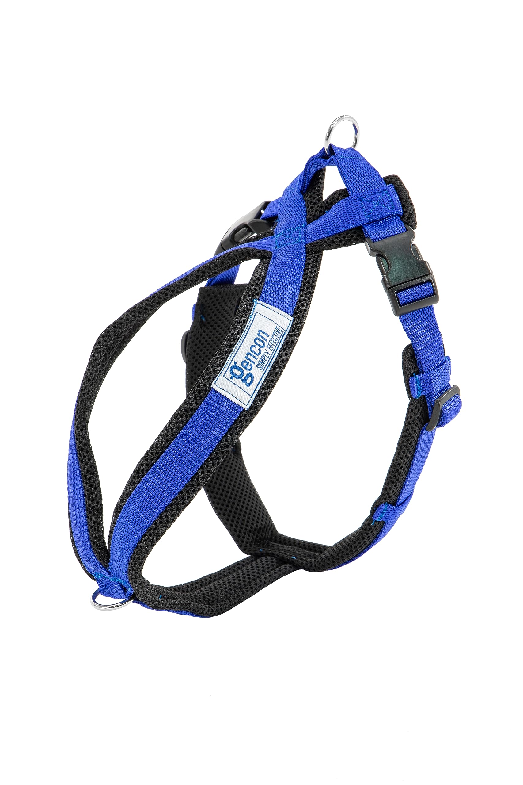 Gencon, Airmesh Medium Dog Harness, Lightweight, Breathable & Adjustable, Two Lead Attachment Points