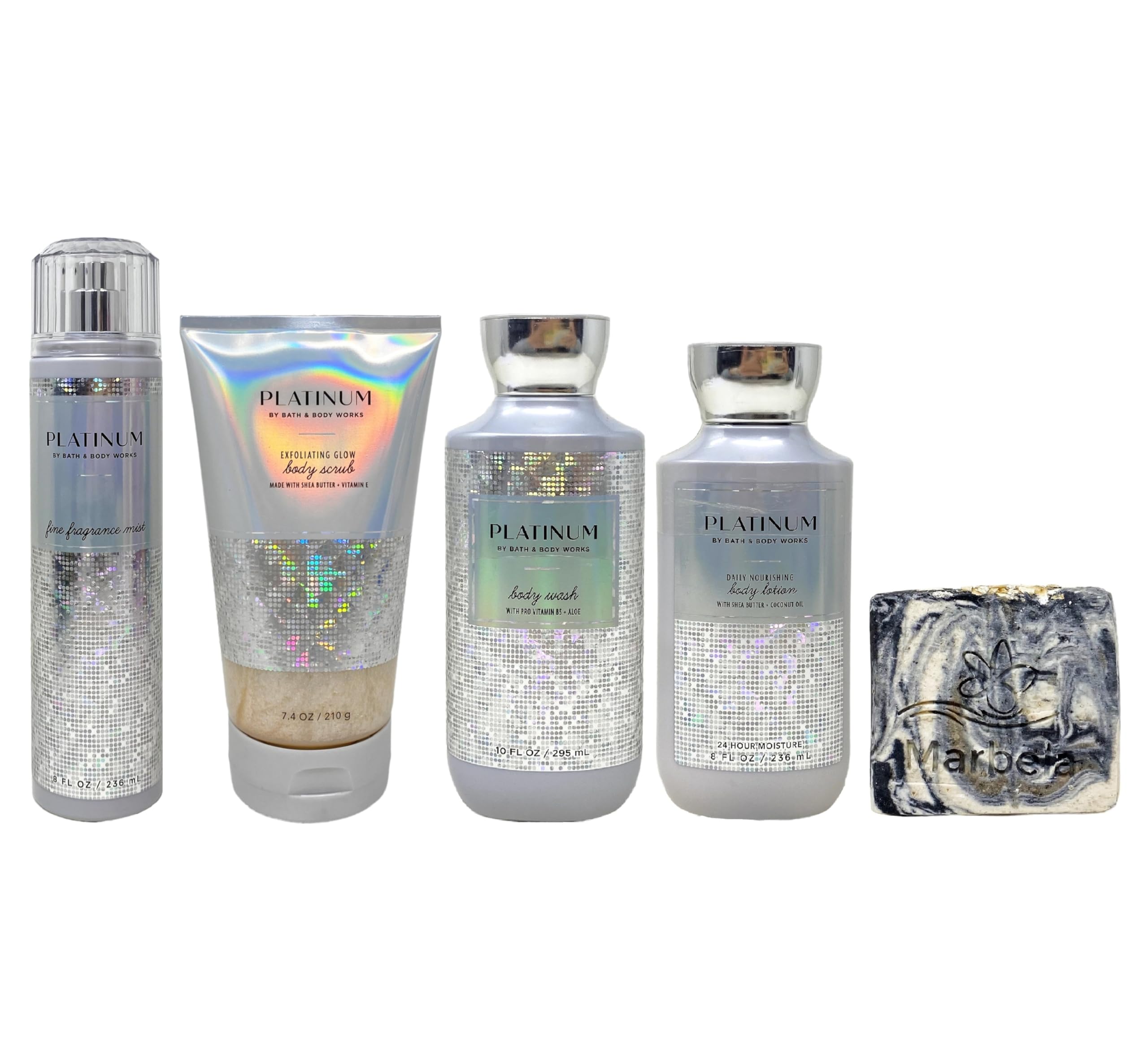 Amazon.com : Bath & Body Works Platinum 4 Piece Set - Fragrance
