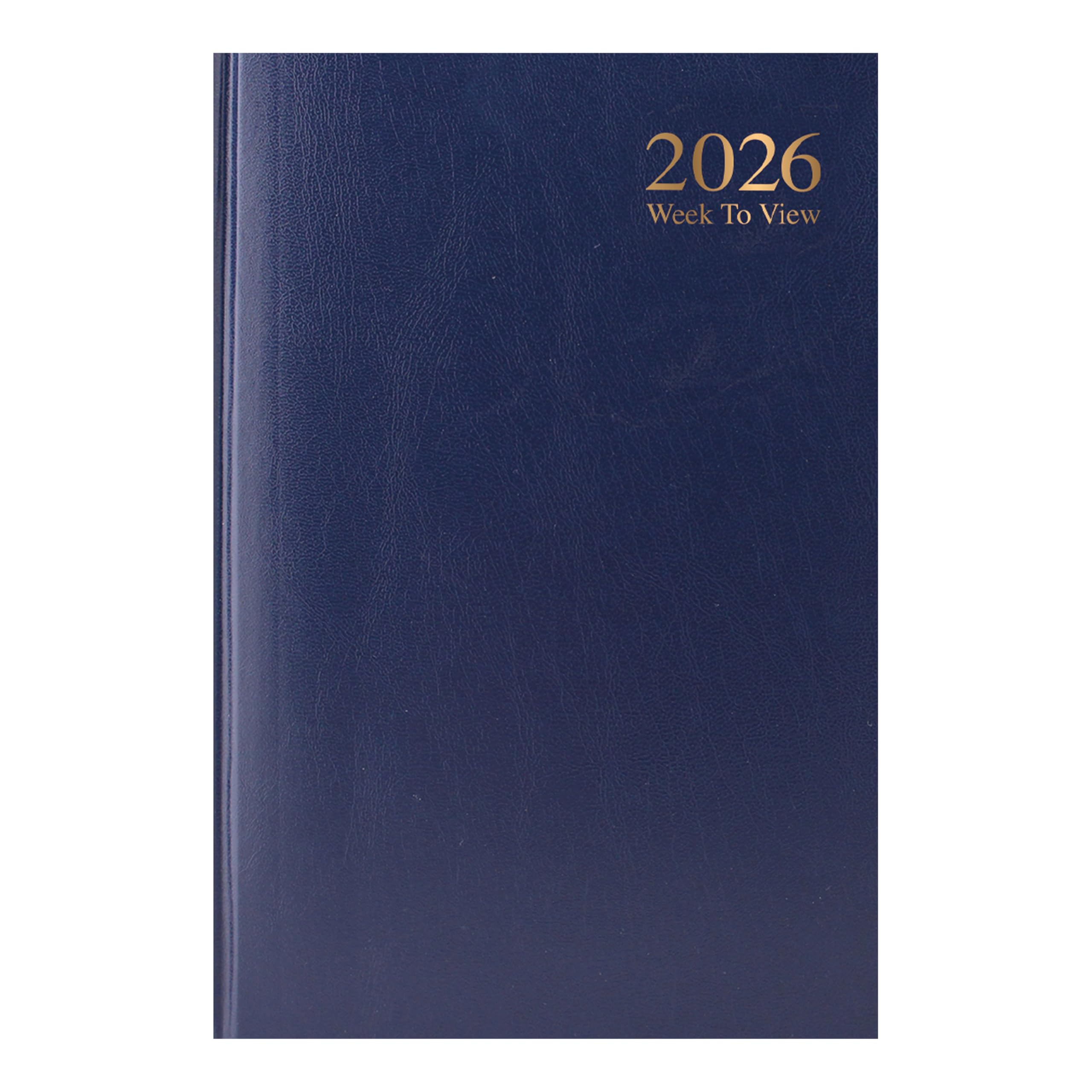 ZOPPER A4 2026 Week to View Diary Blue Hardback Weekly Planner with Ribbon Marker Office, Business & Personal Use Durable Hardcover Appointment Book
