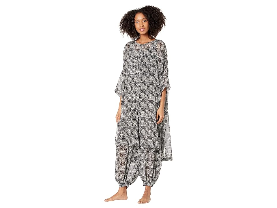 Free People More Chill Sleep Shirt (Zebra) Women's Pajama INTERNATIONAL SHIPPING