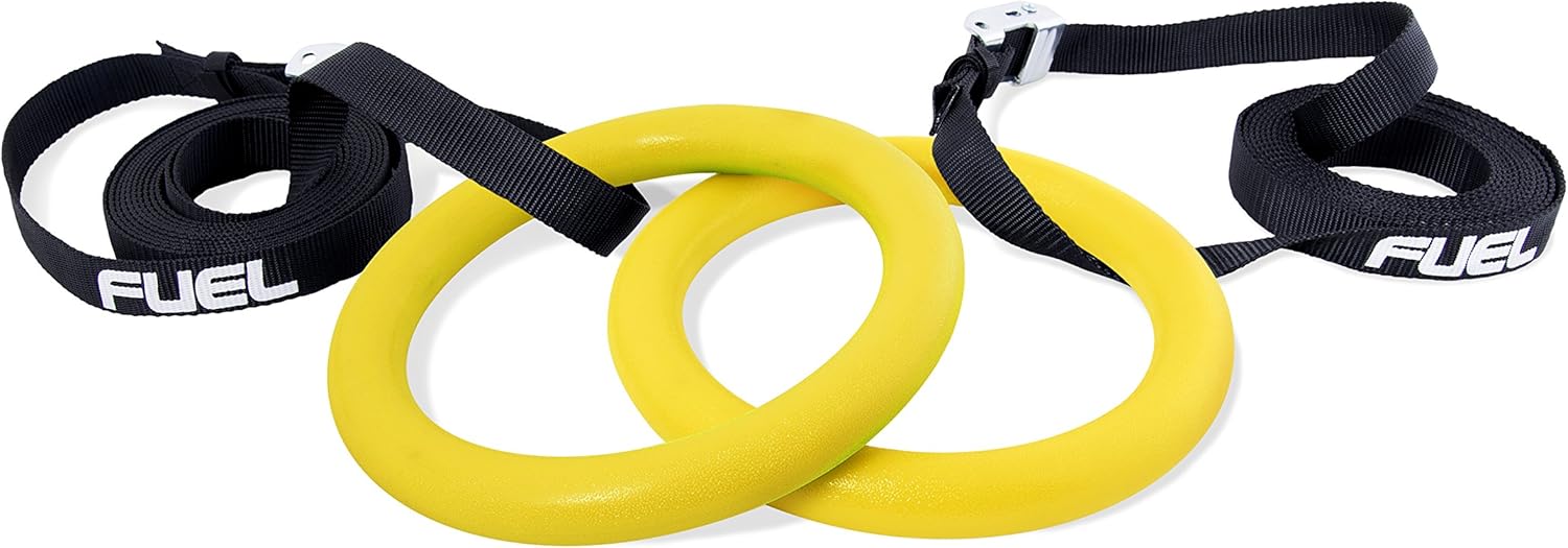 Fuel Pureformance Gymnastics Ring with Straps, Yellow