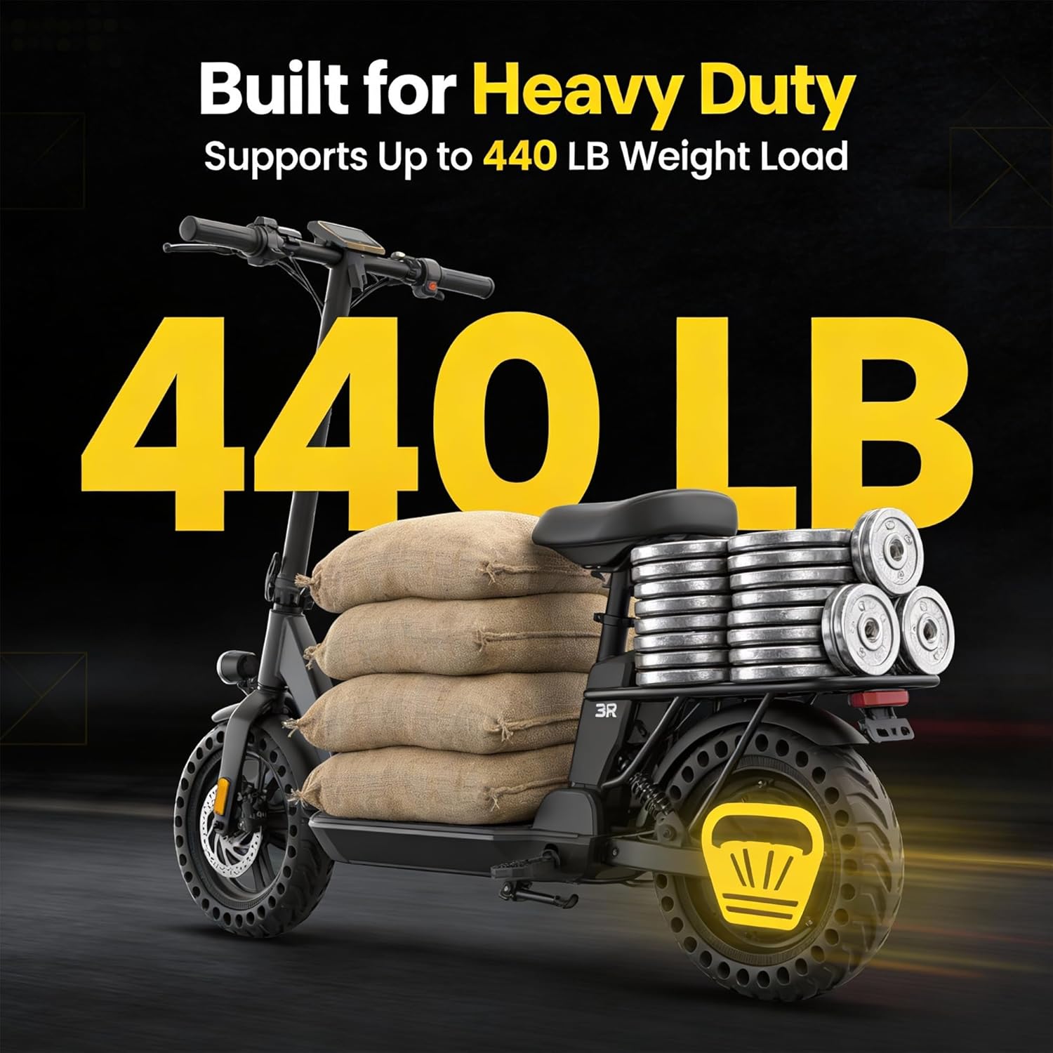8.5" Solid Electric Scooter Tire, Honeycomb Shock-Absorbing Replacement with Lever, Compatible with Xiaomi M365/Pro/1S, Ninebot E22/E25, Gotrax GXL V2 (2PS)