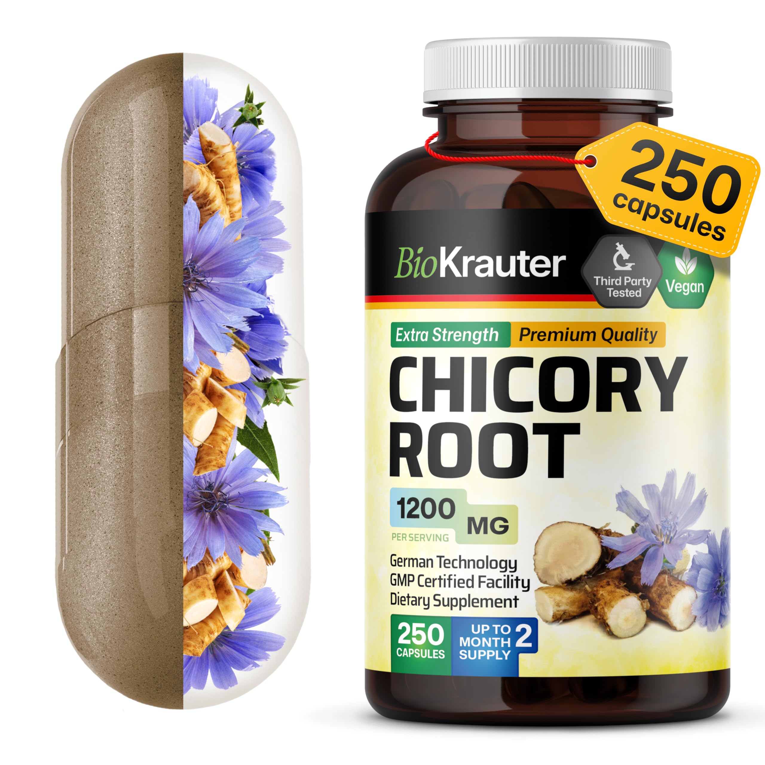 BIO KRAUTER Chicory Root Capsules