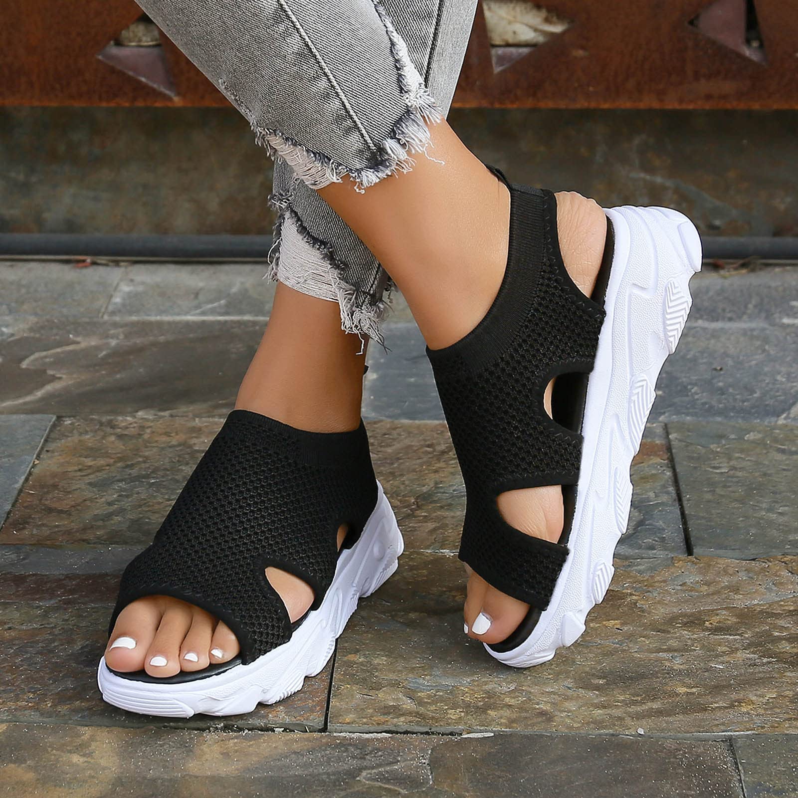 Chanclas Piscina Mujer Chanclas De Verano Sandalias Para Playa De