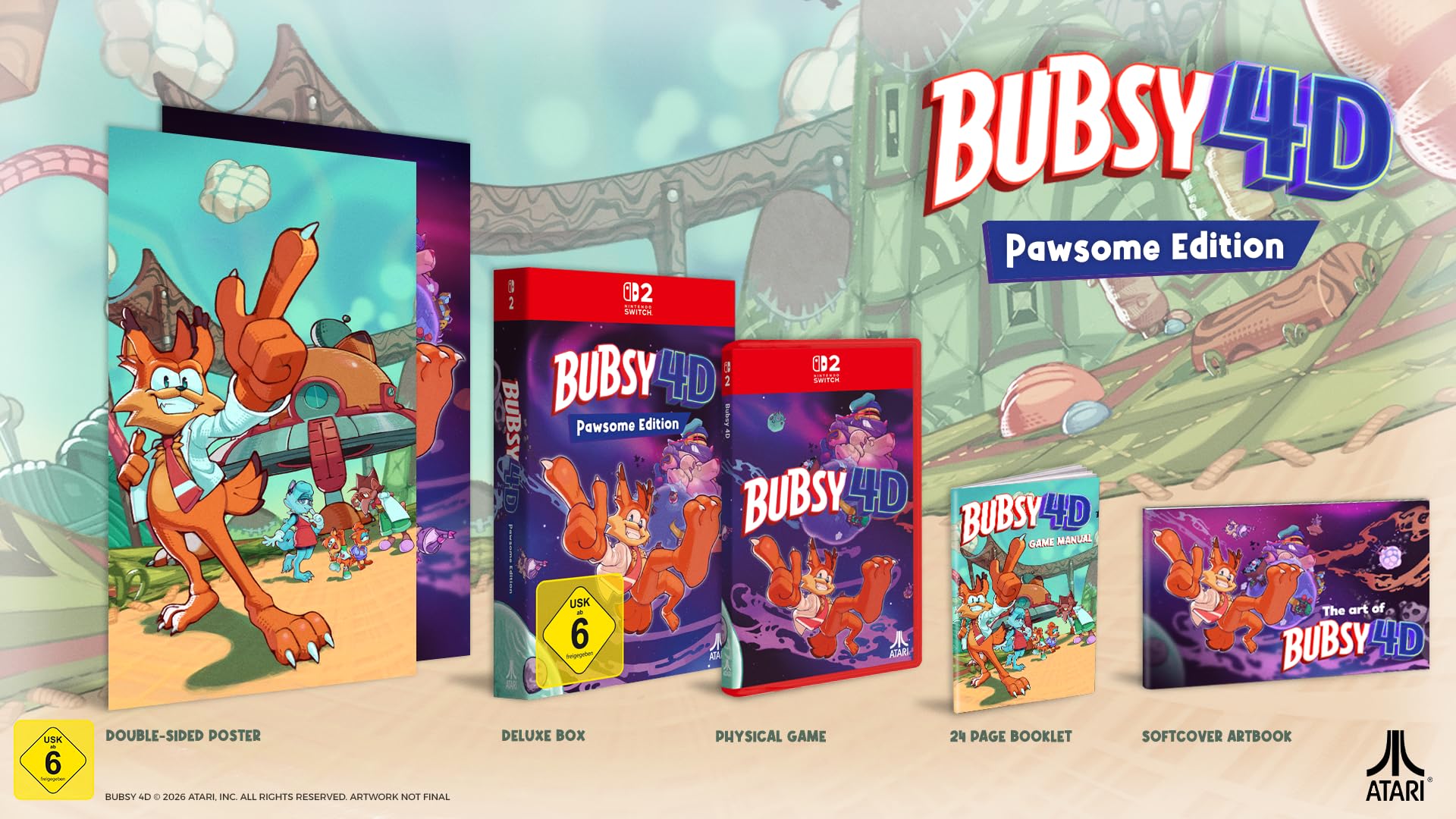 Bubsy 4D - Pawsome Edition - Switch 2