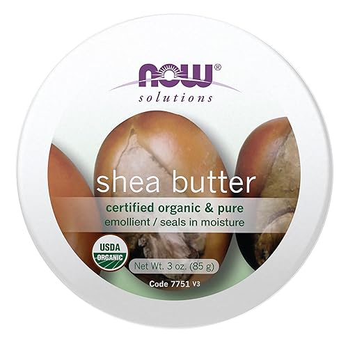 NOW Solutions, Certified Organic Shea Butter, Moisturizer For Rough And Dry Skin, Travel Size, 3-Ounce - Shea Butter - 3 Ounce (Pack of 1)