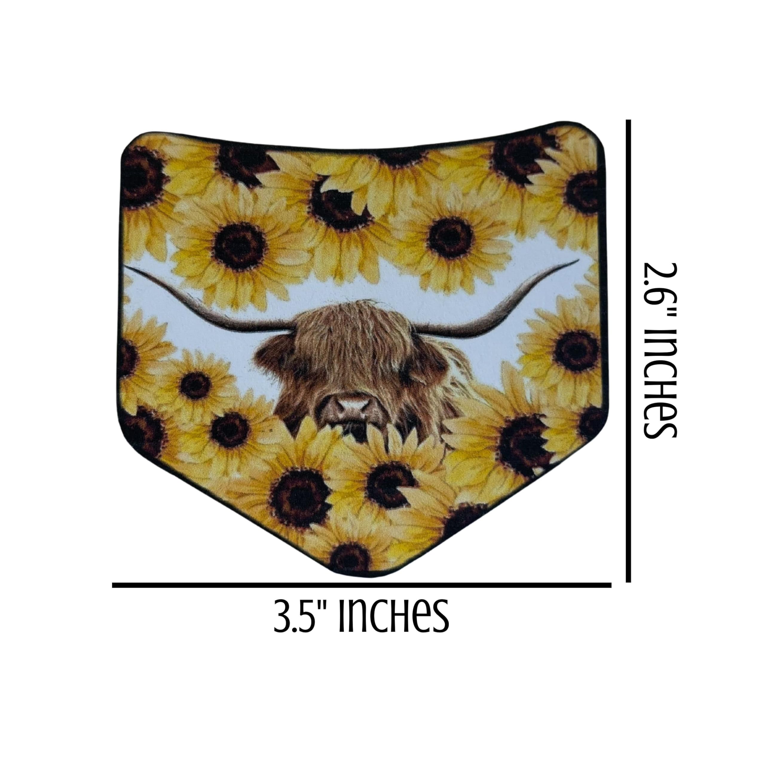 Western Pocket Cardstock Cutouts - 24 Pack Mixed Designs For Car Freshie Crafts & Scents