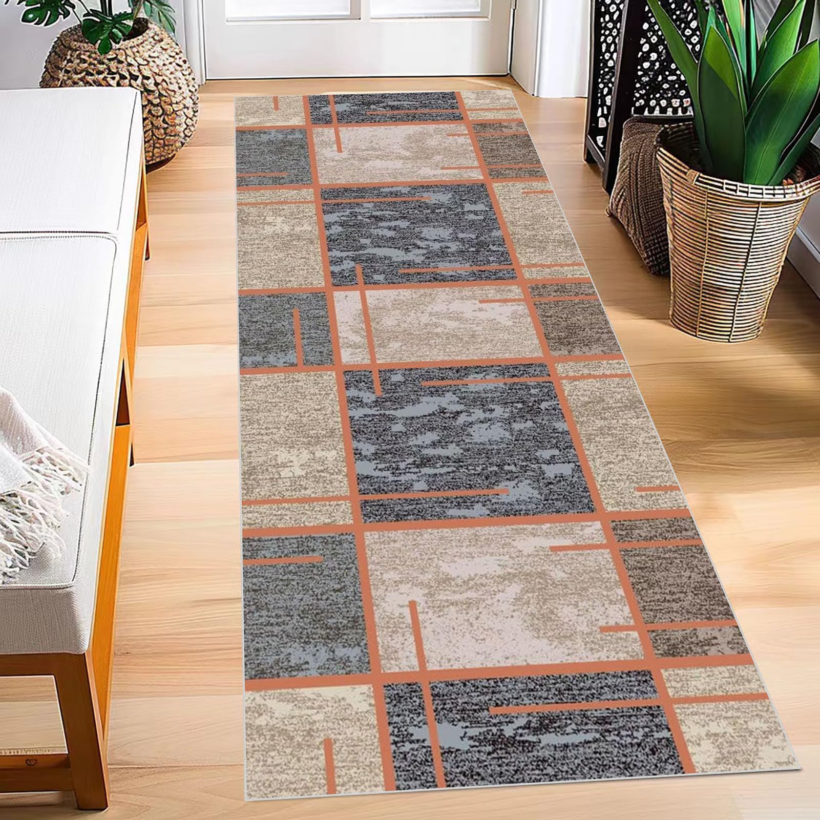 Loper vloerkleed, keukentapijtloper, antislip tapijtlopers voor