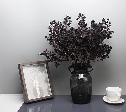 Miniatura 5 de JAKY-Global - Flores velo de novia artificiales, tela de seda, 12 ramos de plantas falsas europeas para decoración de bodas, ramos de tacto real,