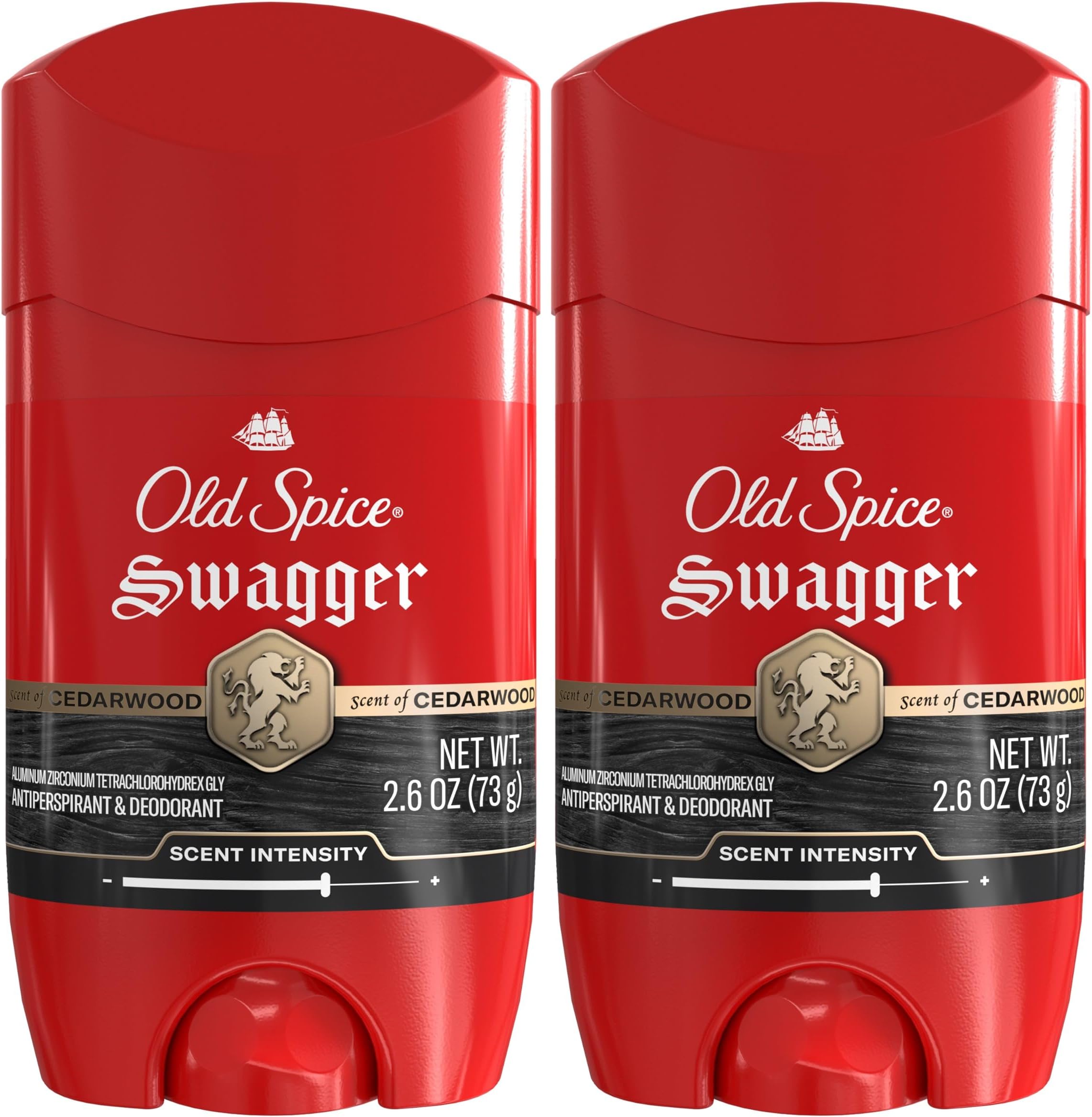 Antiperspirant and Deodorant for Men, Red Zone Collection, Swagger Invisible Solid, Lime &.