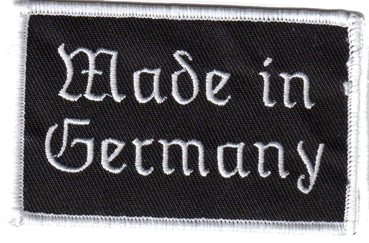 Made in Germany Aufnäher/Patch