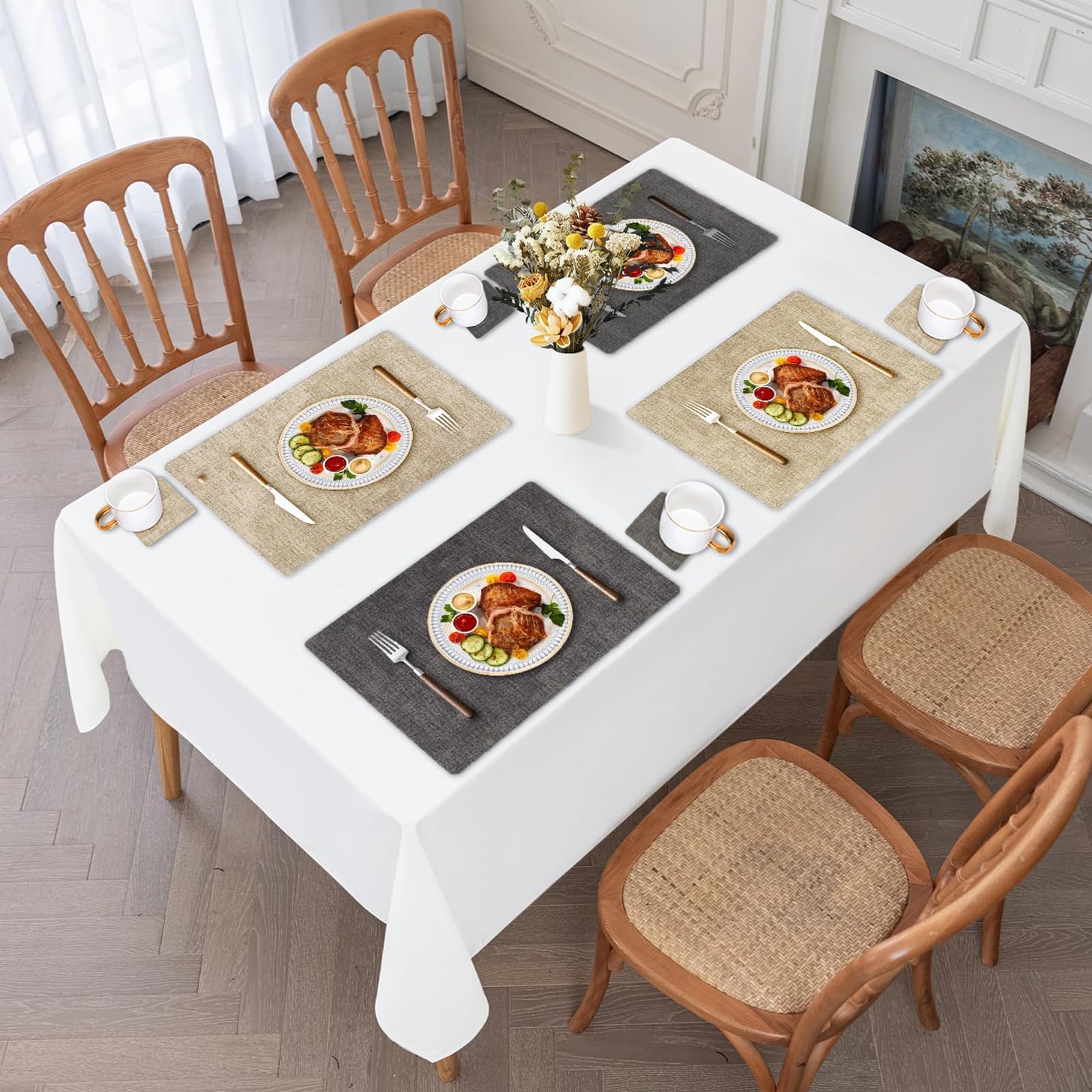 Sadodo Placemats and Coaster Set of 6 - Image 3