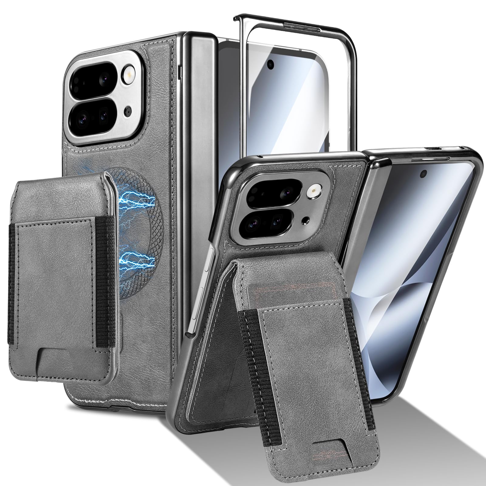 COQUE Hülle für Samsung Galaxy Z Fold 7 Cover,6D Mikrogepräg