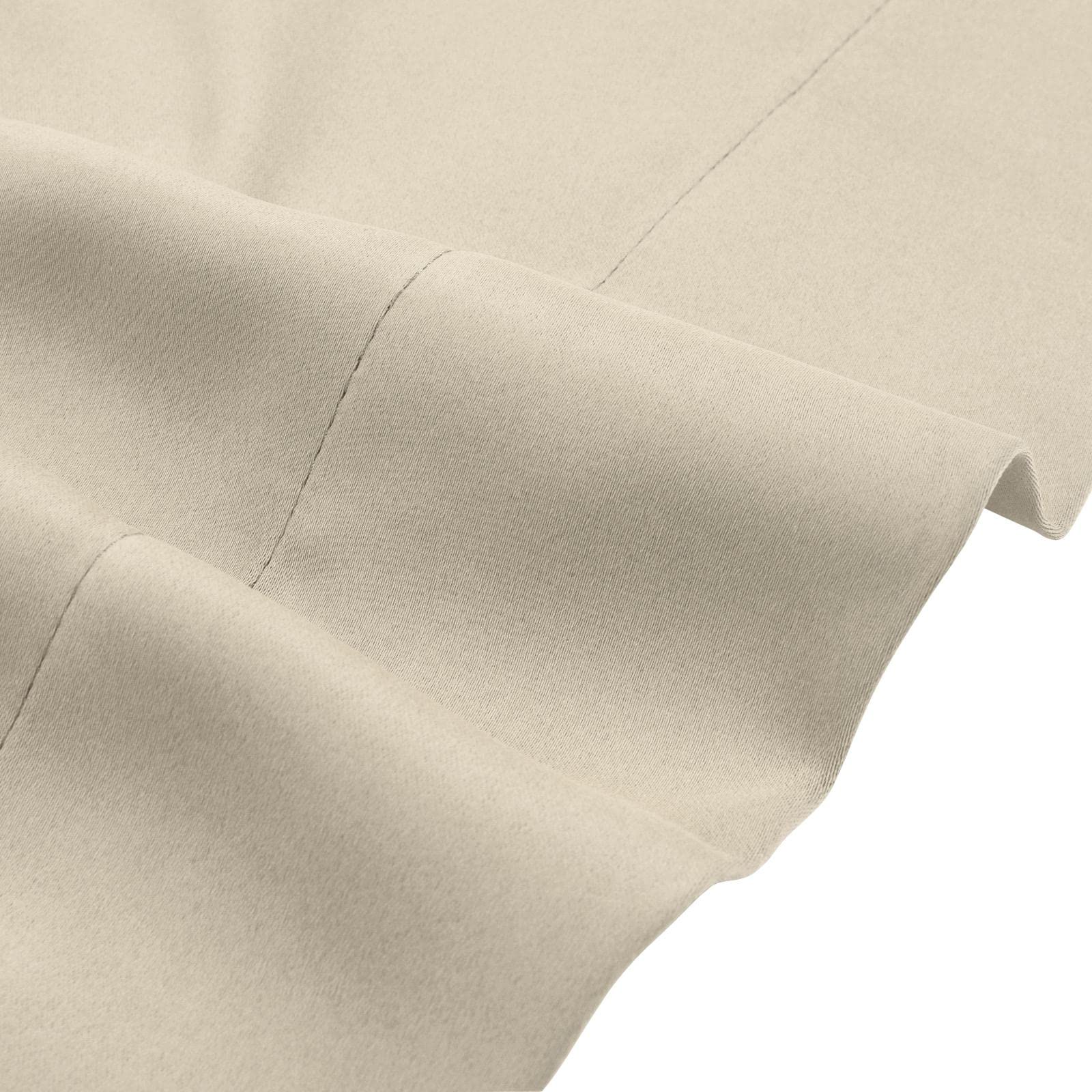 Tenda oscurante a pannello da 335,3 cm, pesante, plissettata per soffitti alti, larghezza 254 cm, blocco della luce ad alta efficienza, ideale per la decorazione della casa e la privacy