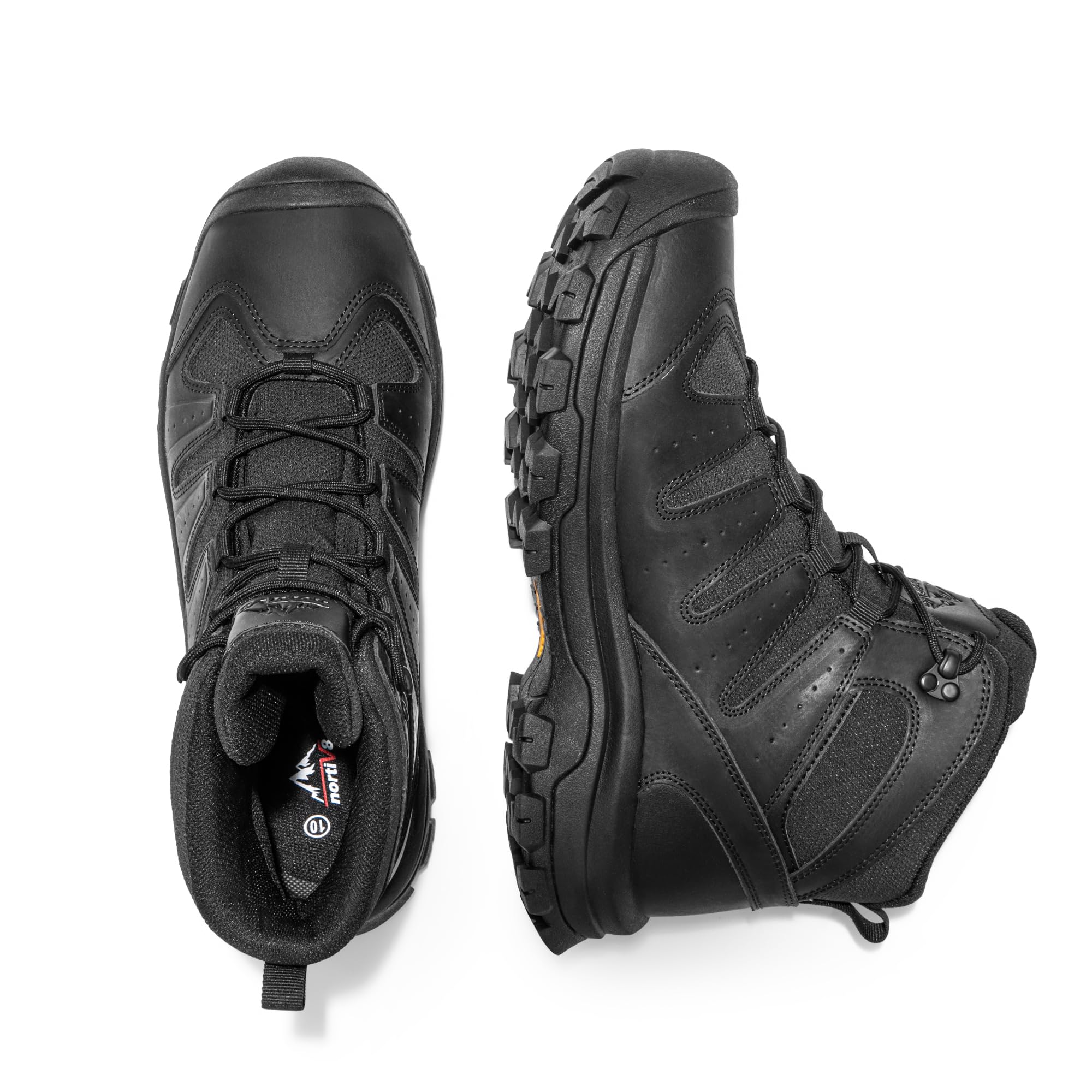 NORTIV 8 Botas de Montaña Hombre Impermeables Botas Ligero Trekking Botas Senderismo al Aire Libre Antideslizantes