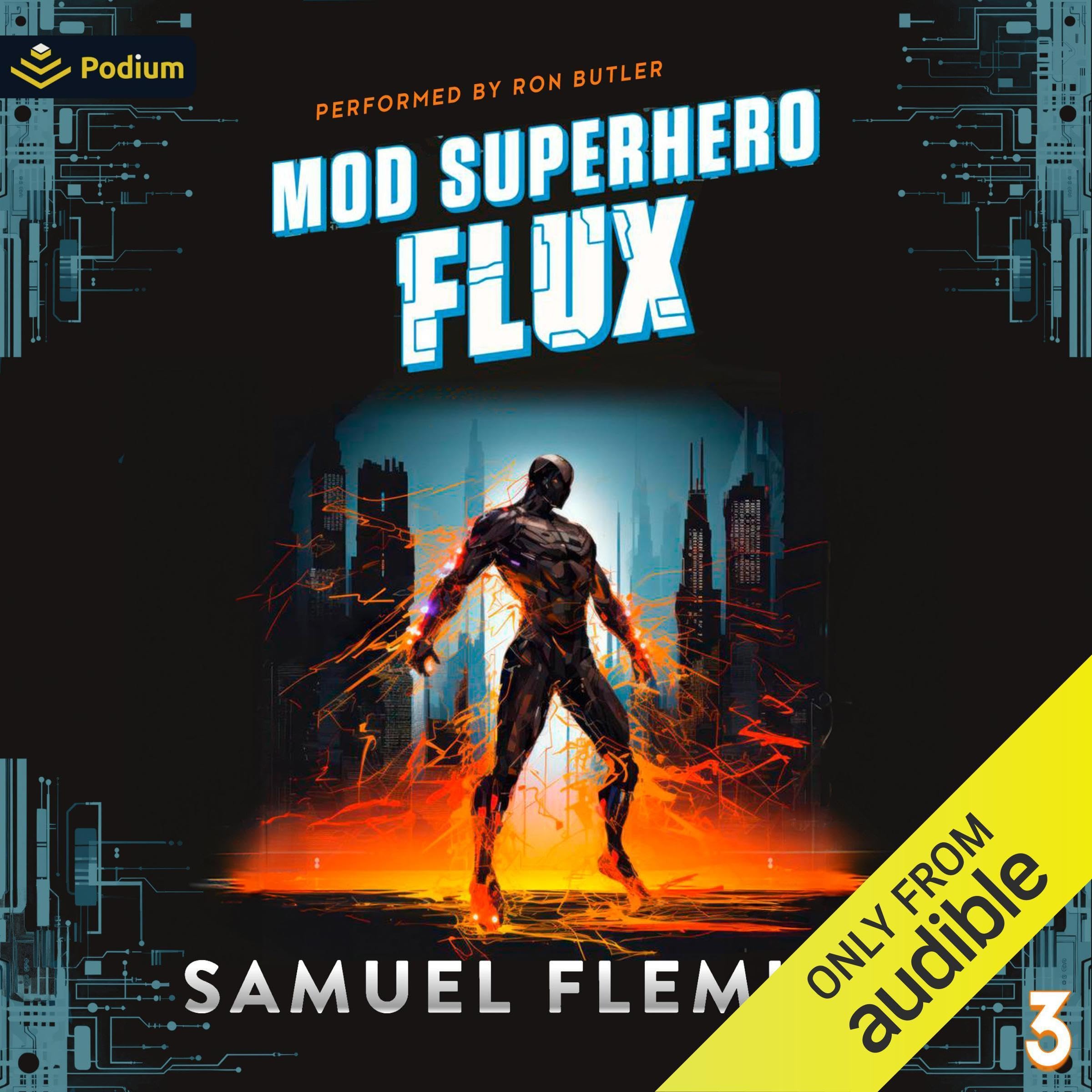 Cover art for Flux: Mod Superhero, Book 3