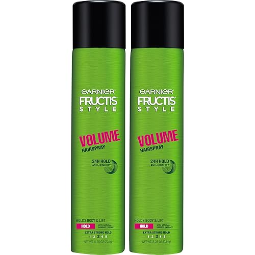 Garnier Hair Care Fructis Style - Laca para el cabello antihumedad 825 onzas paquete de 2
