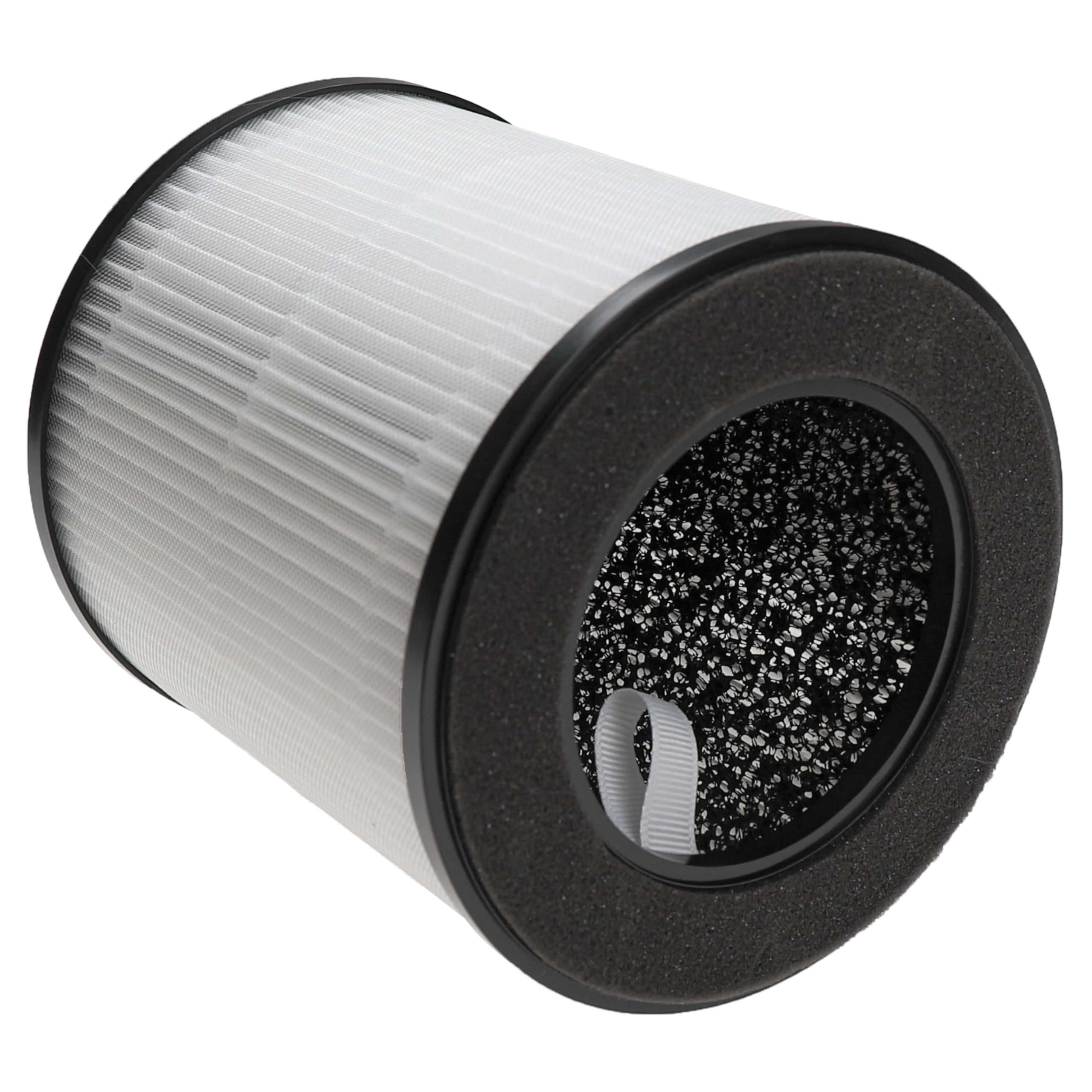 vhbw 4x filtro de aire compatible con Vavsea purificador - Filtro combi prefiltro + HEPA + carbón activo