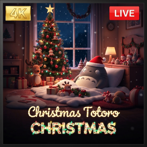 Totoro Giant Christmas Nap | Forest Spirit Holiday Rain & Winter Sleep