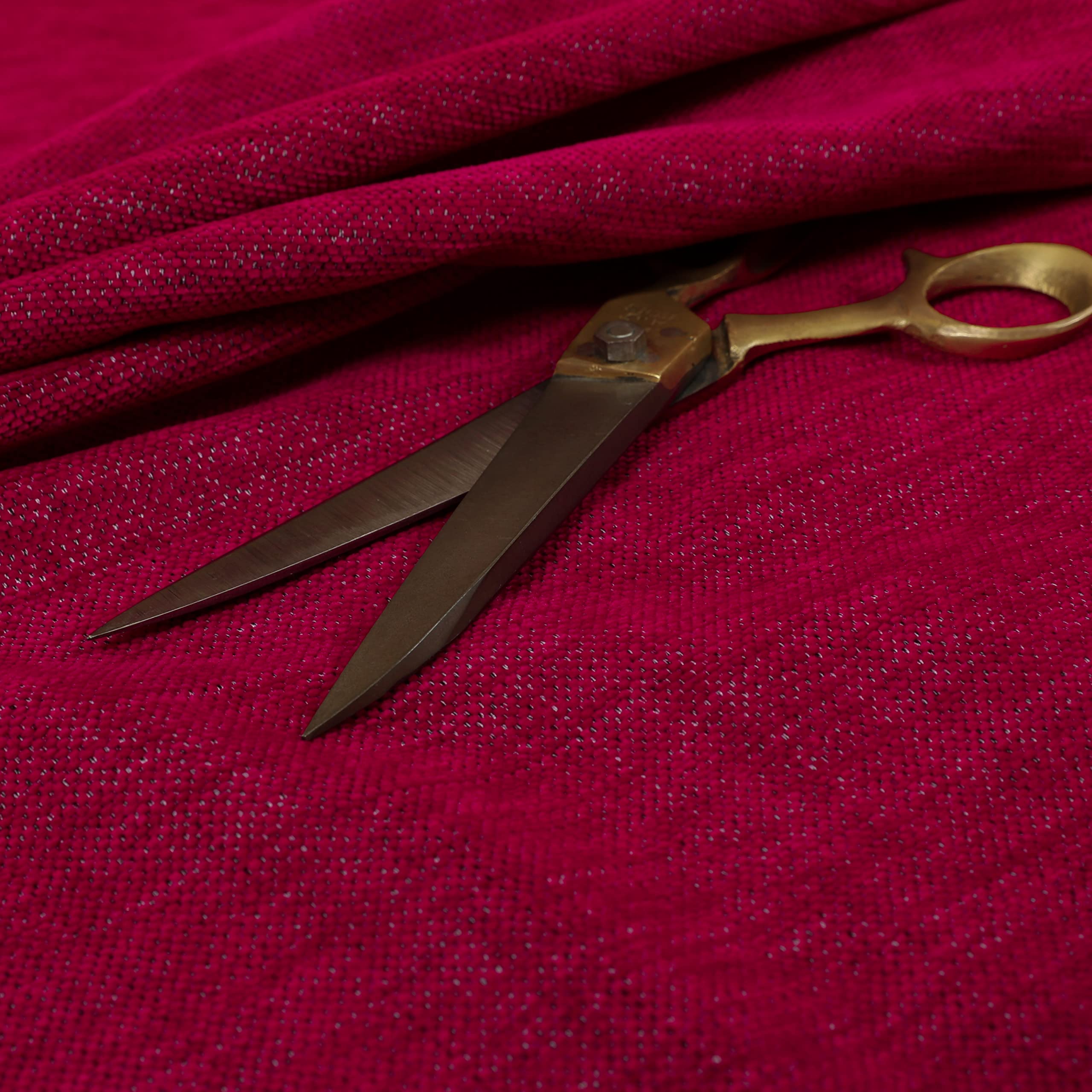 Redbrick Mill Fabrics Flame Retardant Soft Plush Chenille Material in Pink Perfect for Sofas Curtains Upholstery Fabric (Per Metre) โ image 1
