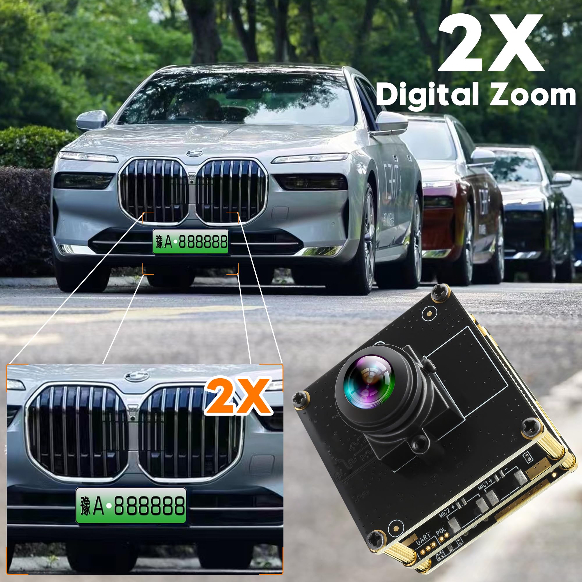 Amazon.co.jp: ELP 60fps 4K カメラモジュール USB3.0 HDMI同時出力